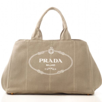 PRADA プラダ バッグ コピー DENIM トートバッグ B1872BAJ6065 ロゴプリント キャンバス